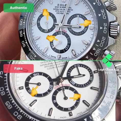 distinguere rolex daytona vero da falso|rolex daytona real vs fake.